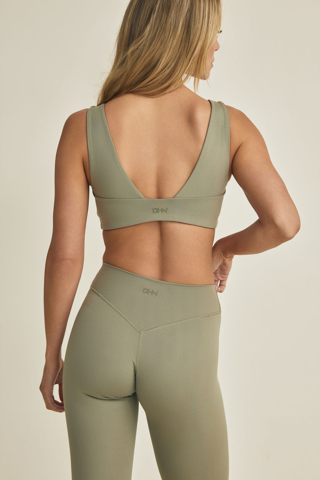 Micro Sports Bra - Fern