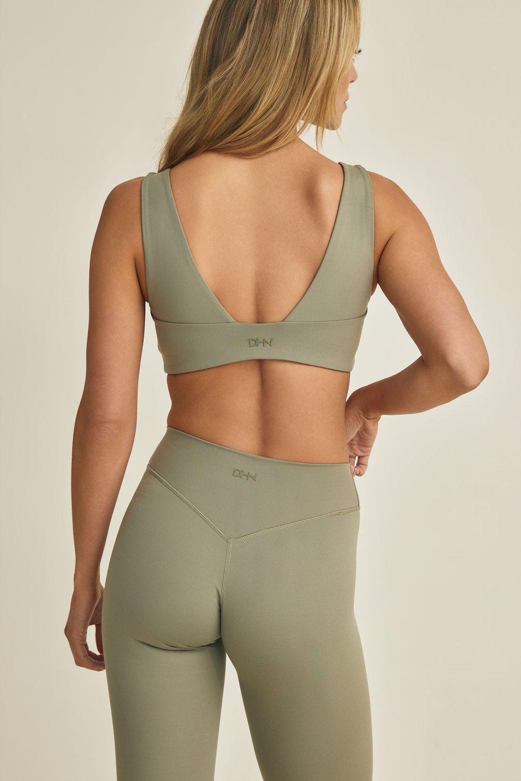 Micro Sports Bra - Fern