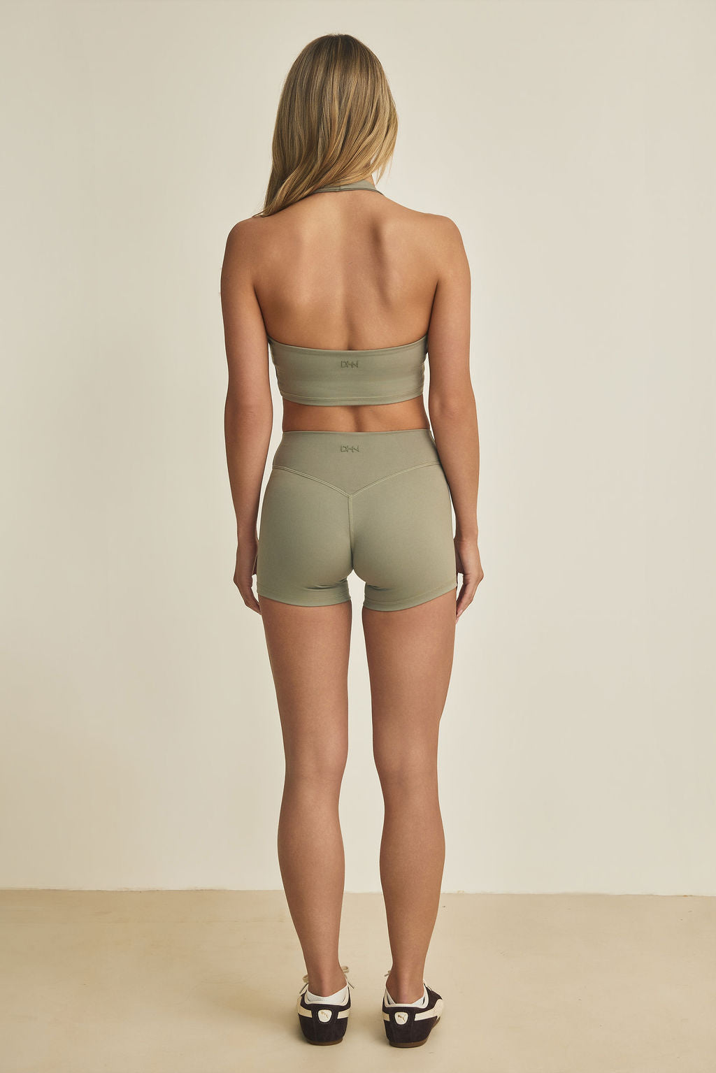 Mid Waist Shorts - Fern