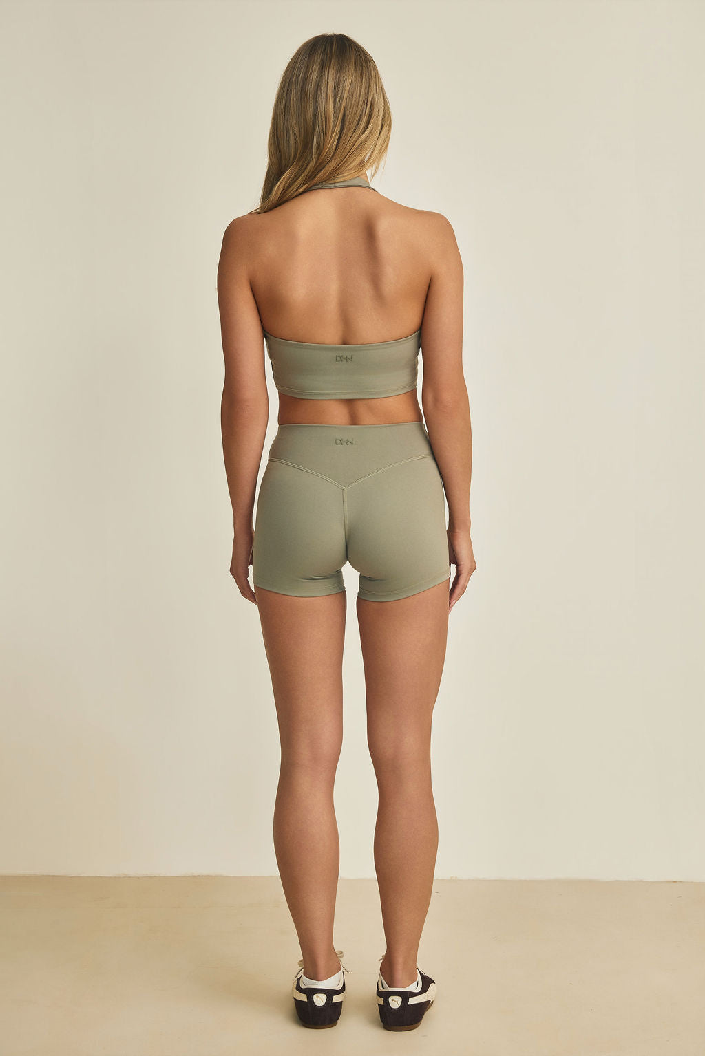 Mid Waist Shorts - Fern