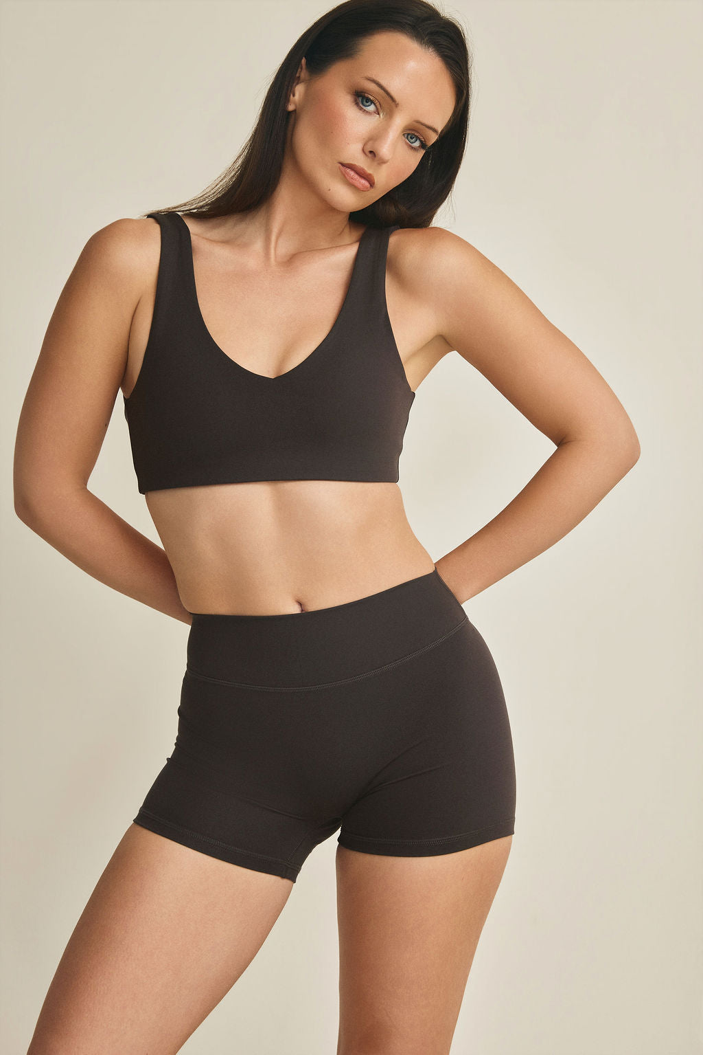 Micro Sports Bra - Charcoal