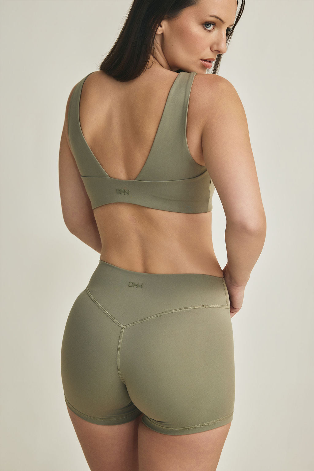 Micro Sports Bra - Fern