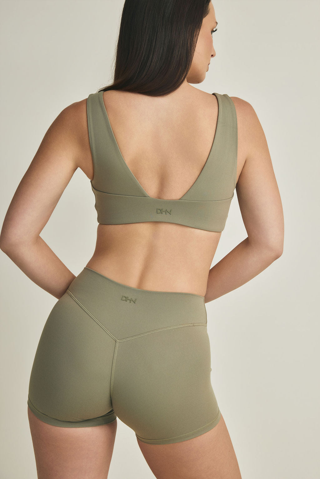 Micro Sports Bra - Fern